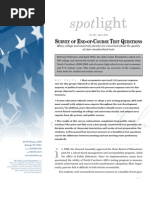 Download Survey of End-of-Course Test Questions Many college and university faculty are concerned about the quality of state standardized tests by John Locke Foundation SN33975001 doc pdf