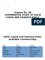 Chapter No. 08 Comparative Study of Solid Liquid and Gaseous Fuels