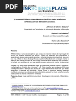 Balduino_o Jogo Eletrônico Como Recurso Didático