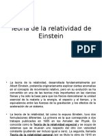 Teoría relatividad Einstein c