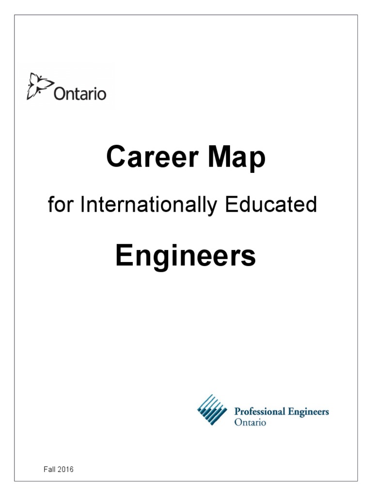 Career Map Engineers: For Internationally Educated | PDF | Academic ...