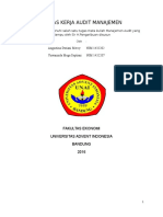 Kertas Kerja Audit Manajemen