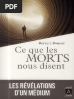 Roussel Reynald Ce Que Les Morts Nous Disent