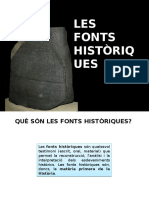 Fonts Històriques