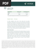 Carta de Aniversario Fundo Verde