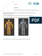 3D ICT Integrated AE3 RobotRequirements V1.0