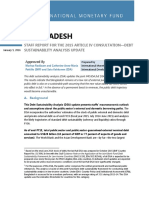 Bangladesh: Staff Report For The 2015 Article Iv Consultation-Debt Sustainability Analysis Update