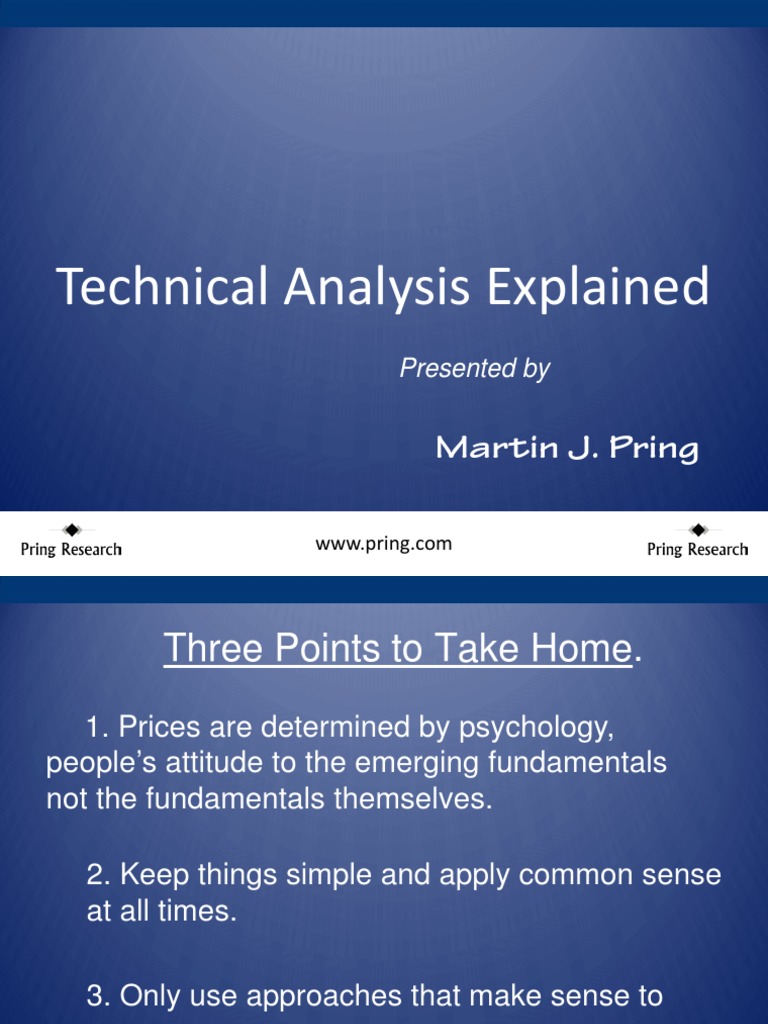 Study Guide For Technical Analysis Explained Fifth Edition Martin J Pring