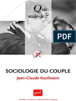 Sociologie Du Couple Jean Claude Kaufmann PDF