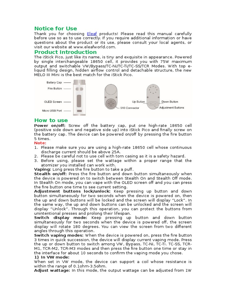 cigarette électronique jetable interdit Test : iStick Power 2C - Eleaf - Vaping Post main image 1