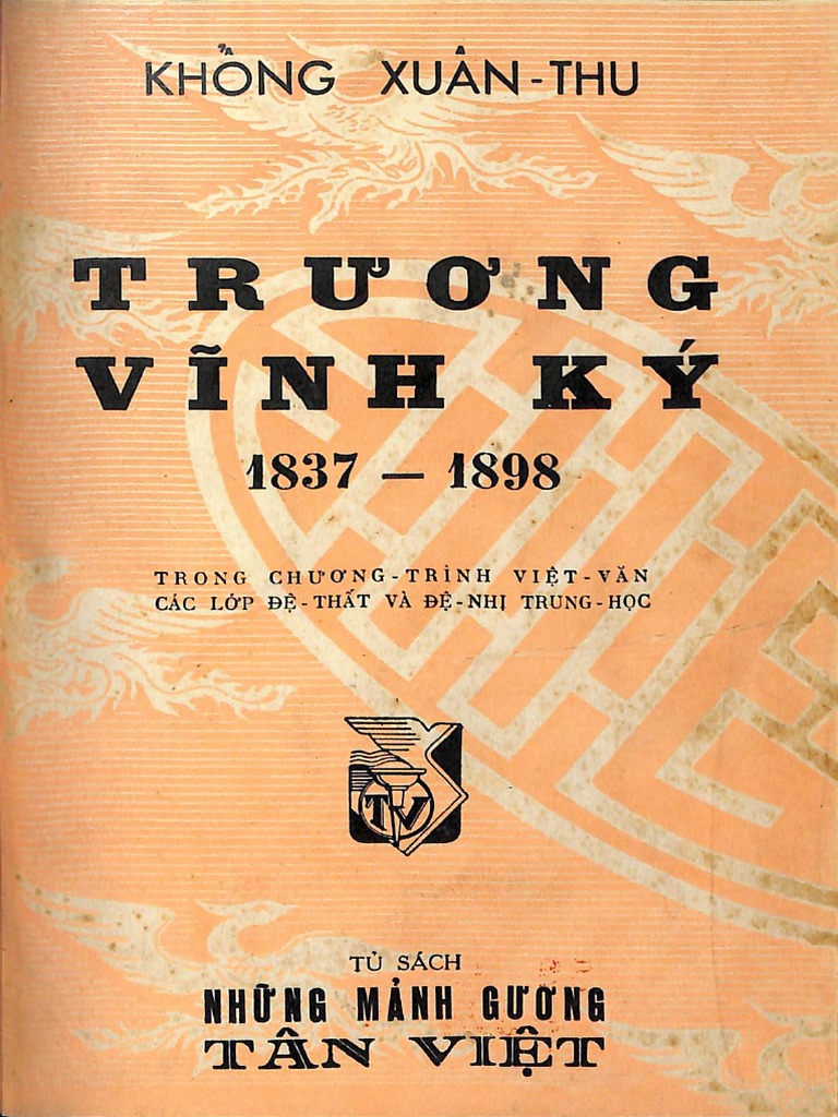 (1957) Trương Vĩnh Ký 1837 1898 Khổng Xuân Thu