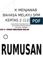 Teknik Menjawab BM 2 SPM