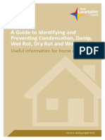 A Guide To Identifying and Preventing Condensation, Damp, Wet Rot, Dry Rot and Woodworm