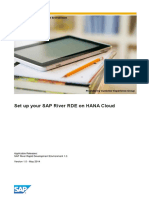 How To Set Up Your SAP River RDE On HANA Cloud