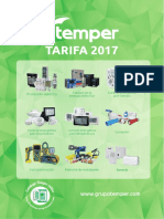Temper Tarifa 2017