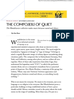 Wandelweiser The Composers of Quiet - The New Yorker