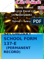 2017 Secondary - Form 137 and Form 138