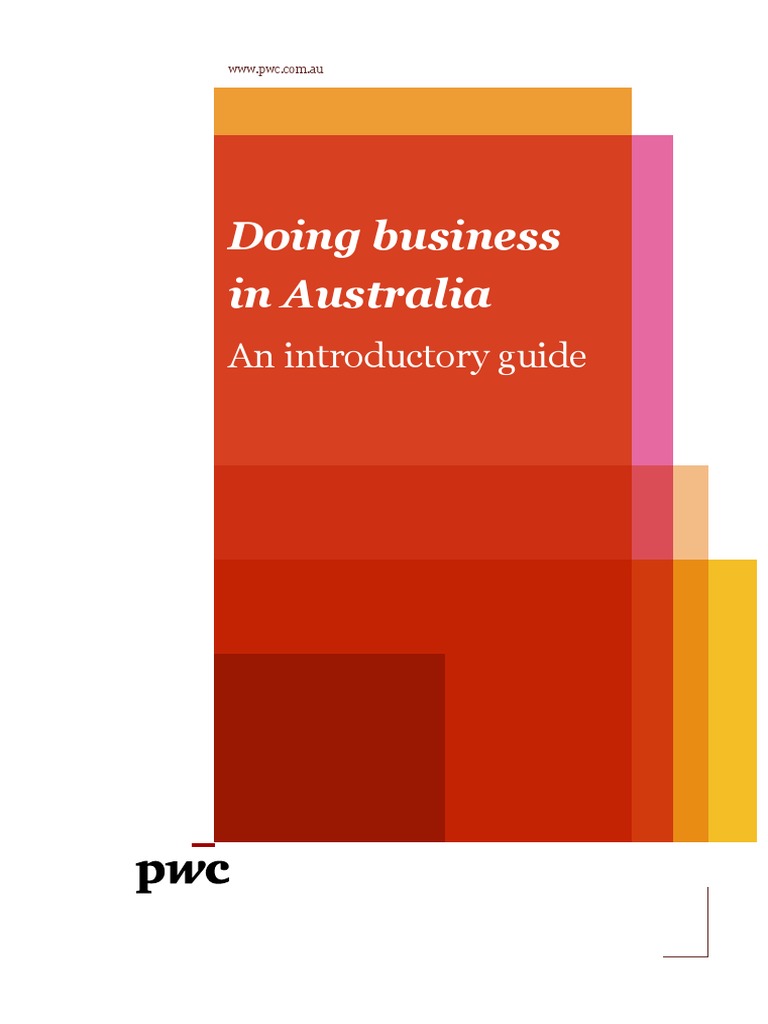 Doing Business in Australia | PDF | Board Of Directors | Australia