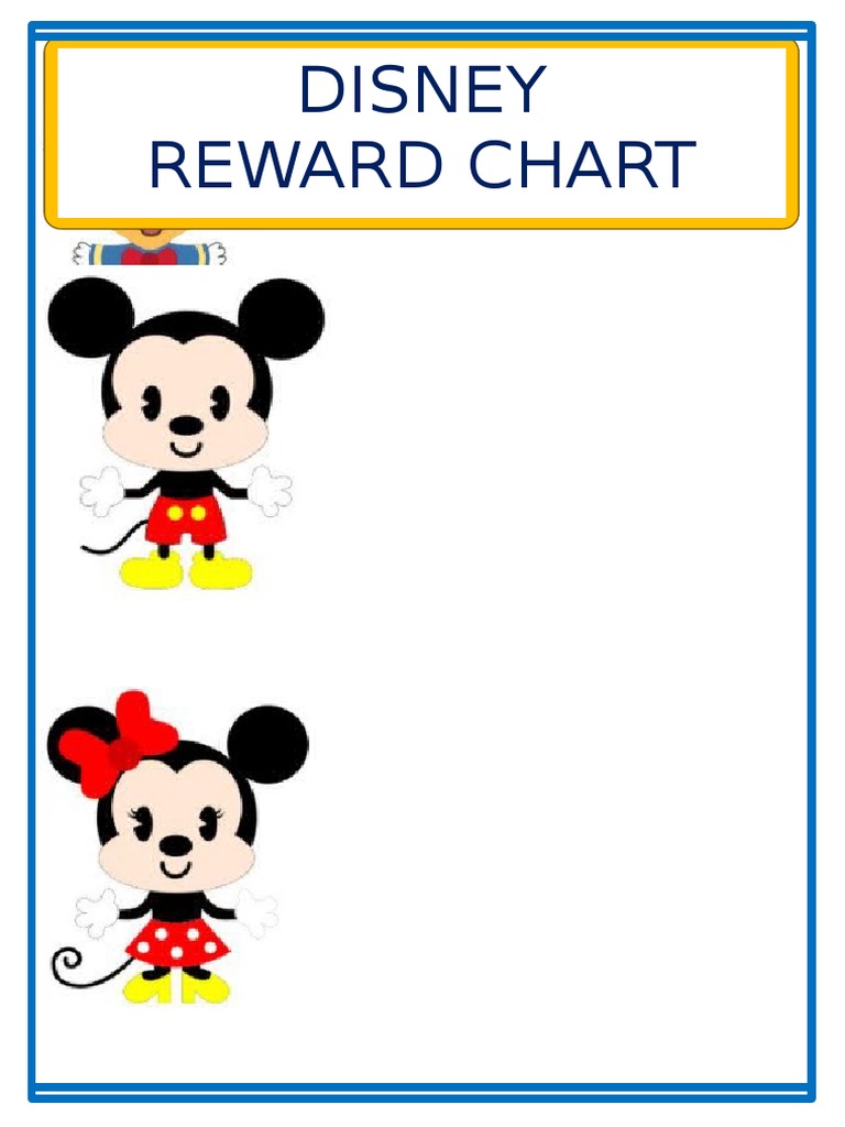 DISNEY Reward Chart | PDF