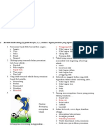 Soal UAS Penjas X 2014