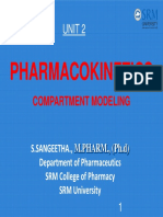 Pharmacokinetics Compartment Modeling