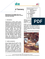 Treatment of Tannery Wastewater