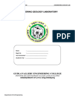 GEC Engineering Geology Lab Manual