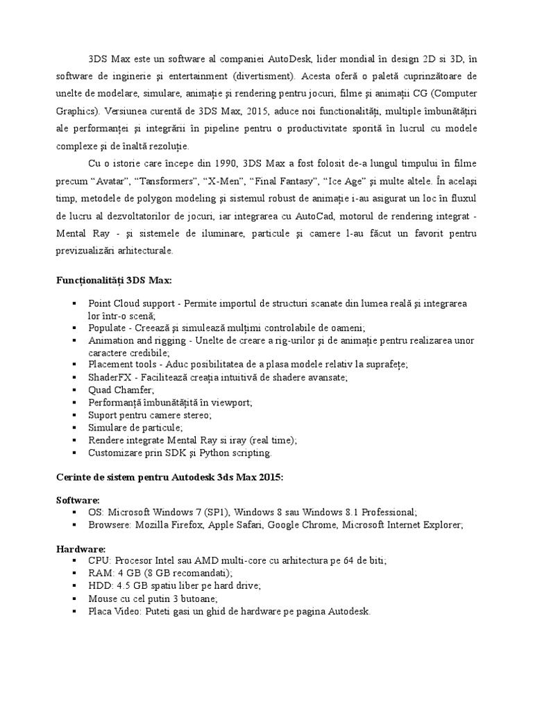 3DS Max | PDF