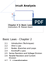 Linear Circuit Analysis: Chapter # 2: Basic Laws