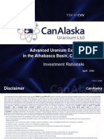 Advanced Uranium Explorer in the Athabasca Basin, Canada