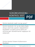 SÜRÜM(Version) Kontrol Sistemleri