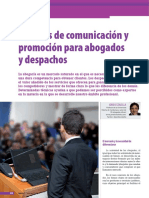 1-Tecnicas Comunicacion y Promocion Abogados y Despachos IURIS 188 Marzo 2013