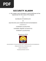 Comprehensive Alarm System Design | PDF | Security Alarm | Sensor