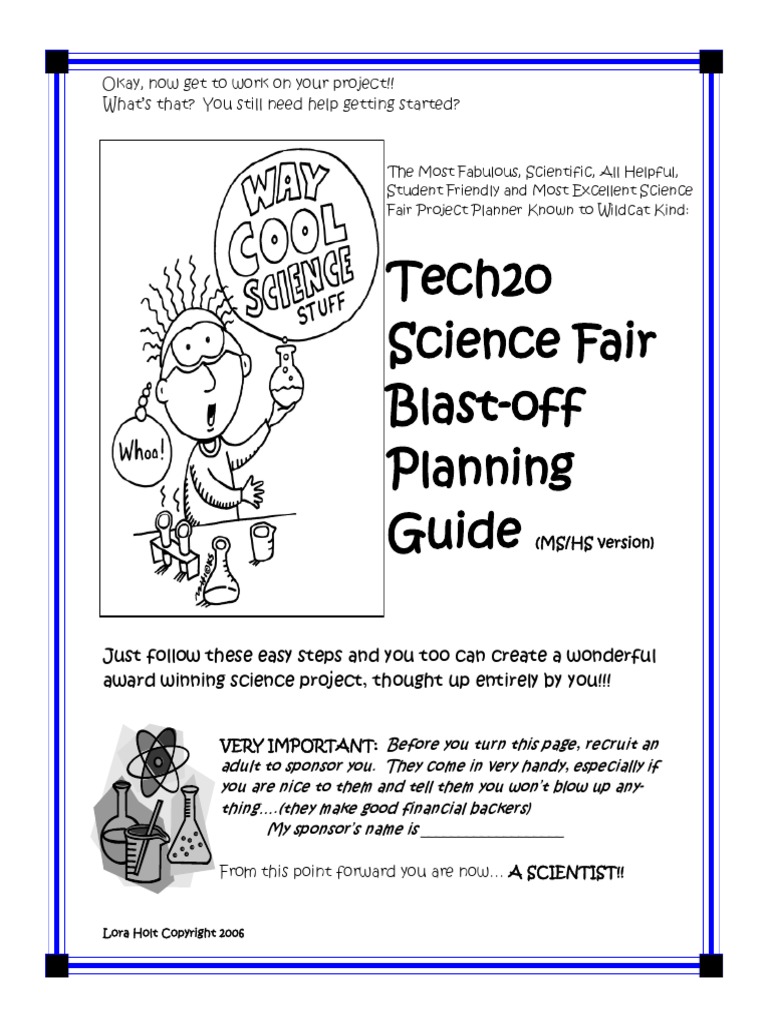 Science Fair Booklet | PDF | Experiment | Chart