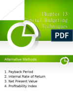 Chapter13 (Capital Budgeting Techniques)(1)