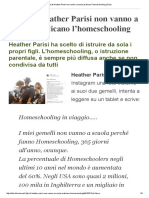 I Figli Di Heather Parisi Non Vanno A Scuola, Praticano L'homeschooling - DiLei PDF