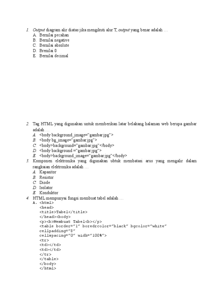 Soal  UN  Teori kejuruan RPL  2020 A docx  Soal  UN  Teori kejuruan RPL  2020 A docx