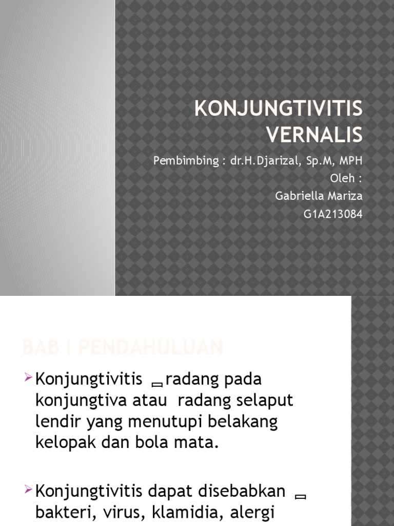 Konjungtivitis Vernalis Ppt Pptx