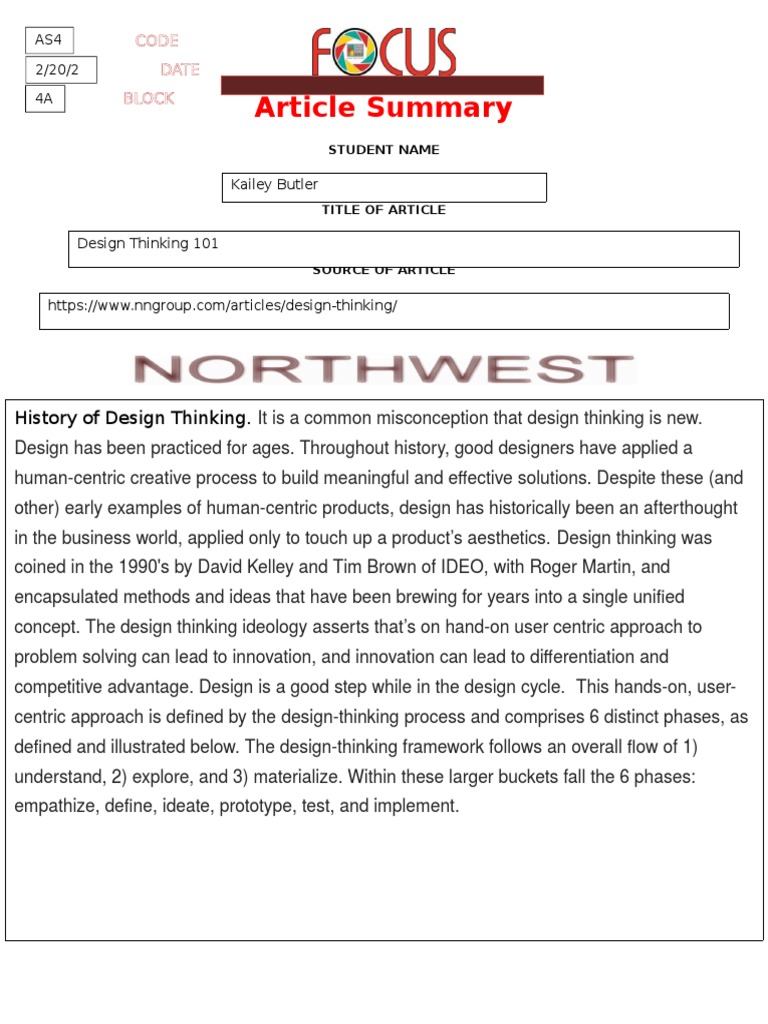 Article Summary 9 KB | PDF | Design Thinking | Aesthetics