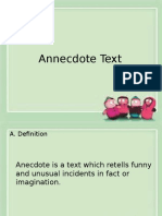 Anecdote Text