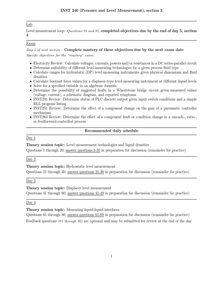 INST240 Sec3 PDF Calibration Test (Assessment)