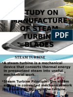 Manufacturing Process of Steam Turbine Blades