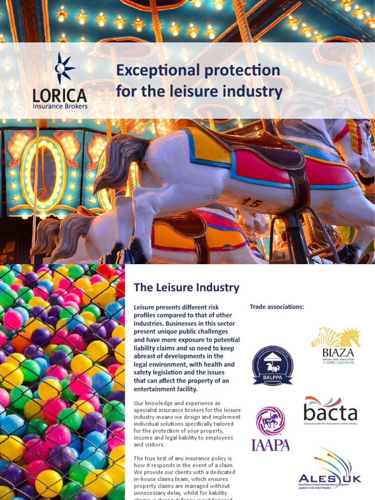 Exceptional Protection For The Leisure Industry PDF Insurance