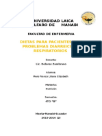 Dietas Para Pacientes Con Problemas Diarreicos