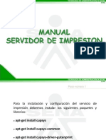 Manual Servidor de Impresion Linux Ubuntu