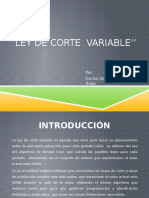 Ley de Corte Variable