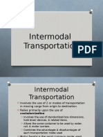 Intermodal Transportation: Moving Cargo by Multiple Modes