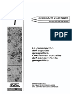 01.la Concepción Del Espacio Geográfico. Corrientes Actuales - Cede PDF