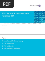 Alcatel Lucent 7750 Service Router Overview