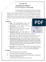 Lab Task # 02 Softening Point of Bitumen: Scope